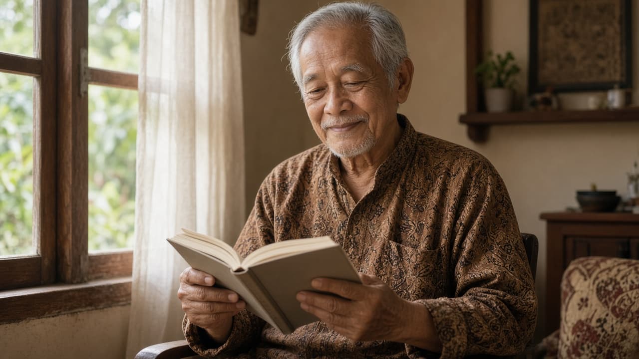 Orang tua di rumah